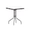 Flash Furniture Barker 23.5'' Bronze Square Tempered Glass Metal Table TLH-073A-1-BZ-GG - alternate 9